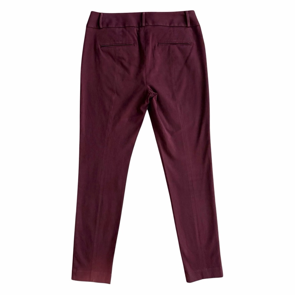 LOFT Julie Skinny Fit Ankle Pants in Plum - Picture 7 of 16